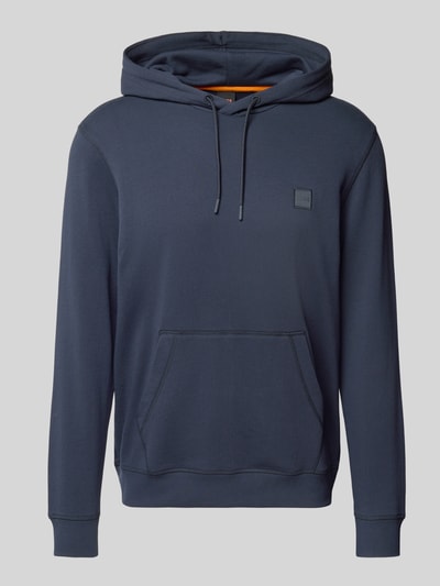 BOSS Orange Hoodie mit Label-Detail Modell 'Wetalk' Marine 2