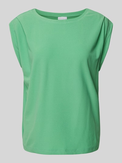 Jake*s Collection T-shirt in effen design met ronde hals Groen - 2