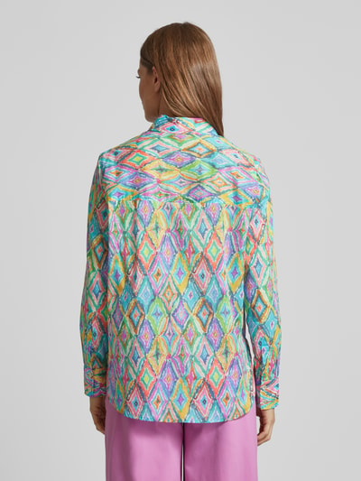 Christian Berg Woman Blouse met all-over motief Lagune - 5