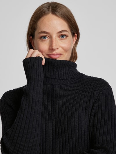 Christian Berg Woman Strickpullover mit Rollkragen Black 3