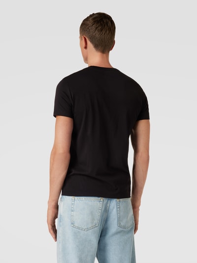 ARMANI EXCHANGE T-Shirt mit Label-Print Modell 'milano' Black 5