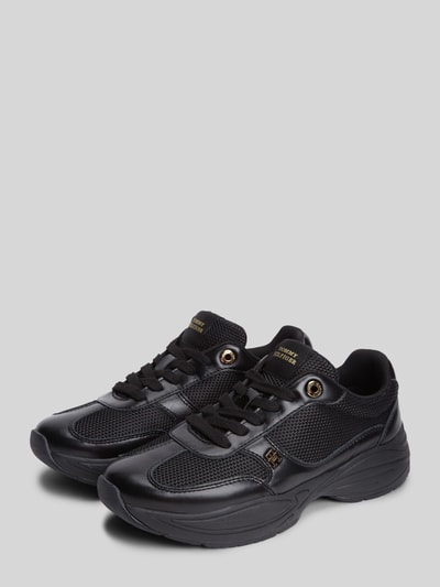 Tommy Hilfiger Sneaker aus echtem Leder mit Logo-Details Black 1