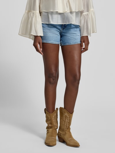 VERO MODA Regular Fit Jeansshorts aus Baumwoll-Mix Modell 'TESS' Blau 4