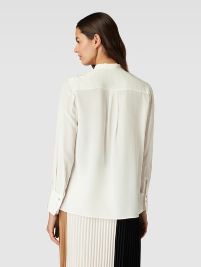 BOSS Black Women Blouseshirt van zijde, model 'Bitoa' Offwhite - 5