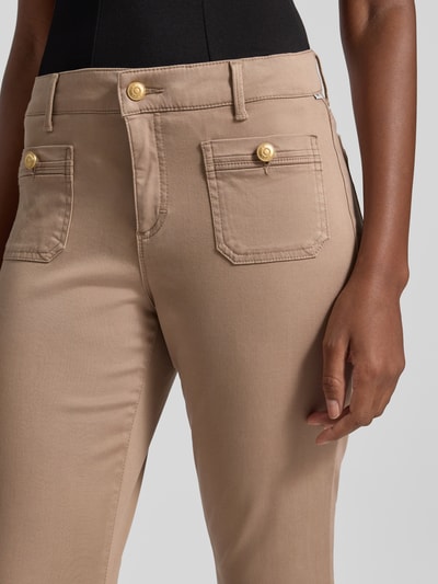 Brax Flared cut jeans met lyocellmix, model 'STYLE.SHAKIRA' Taupe - 3