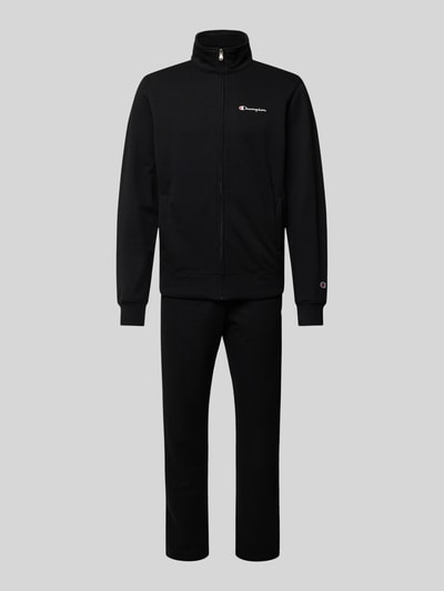 CHAMPION Sweatanzug mit Label-Print Black 2