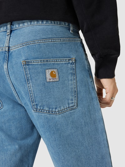 Carhartt Work In Progress Jeans mit Label-Patch Modell 'Newel' Jeansblau 3