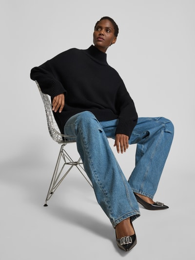 ROTATE Barrel Jeans mit Gesäßtaschen Jeansblau 3