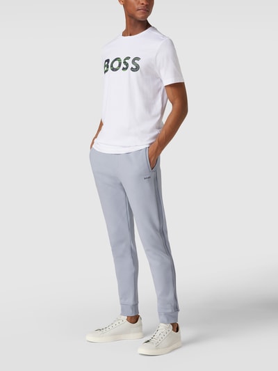 BOSS Green Sweatpants mit Label-Details Modell 'Hadiko' Flieder 1