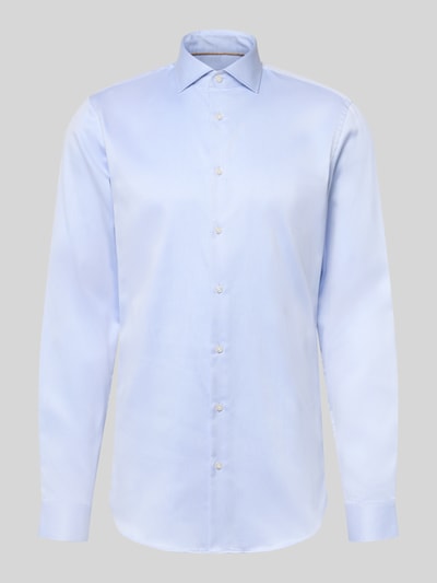 Produktfoto, błękitna koszula o kroju slim fit z bardzo długim rękawem Slim Fit Businesshemd mit extra langem Arm von Jake*s