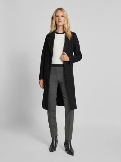 Vero Moda Taillierter Mantel mit Bindegürtel Modell 'FORTUNEAYA' Black 1