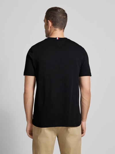 Tommy Hilfiger T-Shirt mit Label-Print Black 5