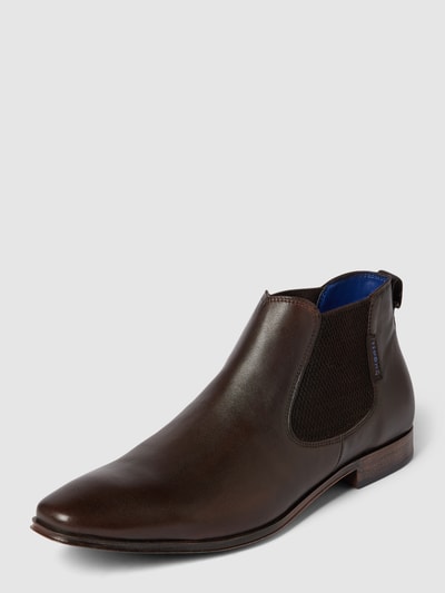 bugatti Chelsea Boots mit Zugschlaufe Modell 'Morino' Dunkelbraun 1