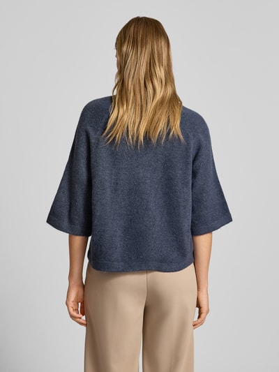 Only Regular Fit Pullover mit Fledermausärmeln Modell 'SIMONI' Jeansblau Melange 5
