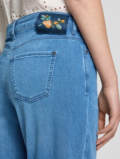 MAC Wide Leg Jeans mit verkürztem Schnitt Modell 'Dream' Dunkelblau 3