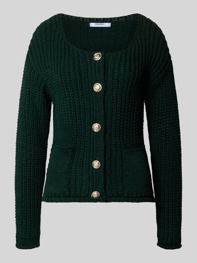 ZABAIONE Vest met knoopsluiting Donkergroen - 2