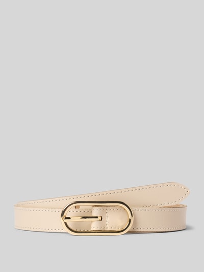 Tamaris Gürtel aus echtem Leder Beige 1