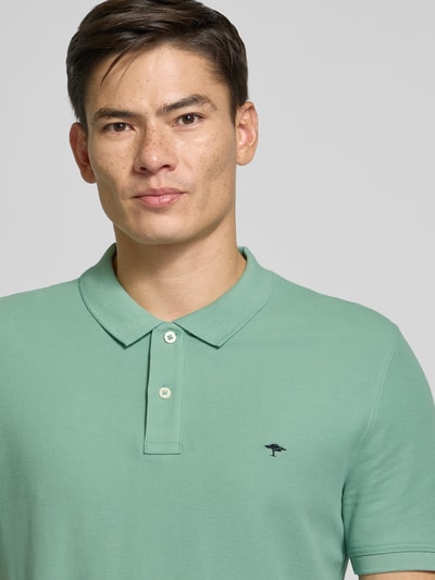 Fynch-Hatton Regular fit poloshirt met logostitching Lichtgroen - 3