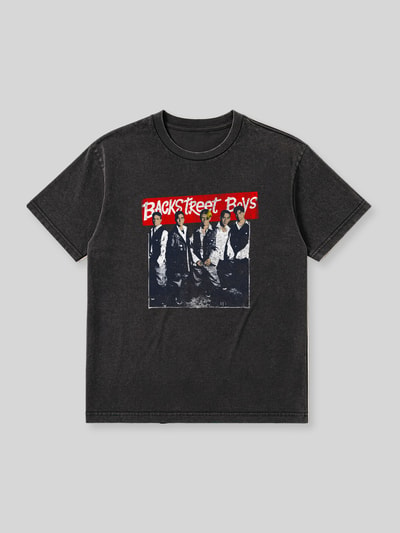 Mister Tee Regular Fit T-Shirt mit Backstreet Boys Print Black 1
