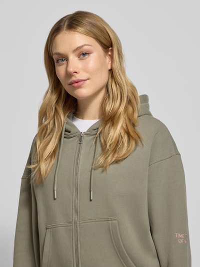 Smith and Soul Oversized Sweatjacke mit Kapuze Khaki 3