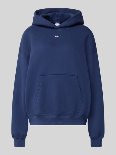 Nike Oversized Hoodie aus Baumwoll-Mix Dunkelblau 1