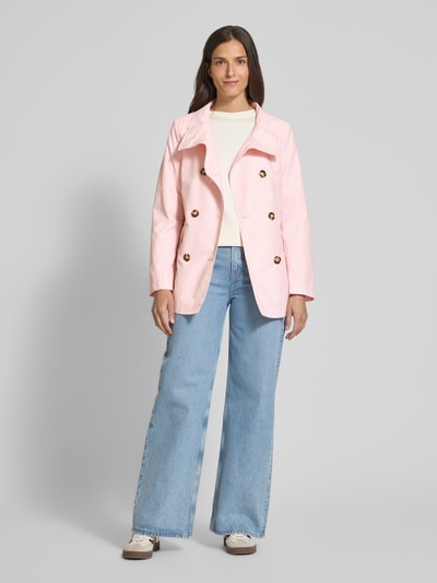 Christian Berg Woman Selection Jacke mit Stehkragen und Eingrifftaschen Rose 1