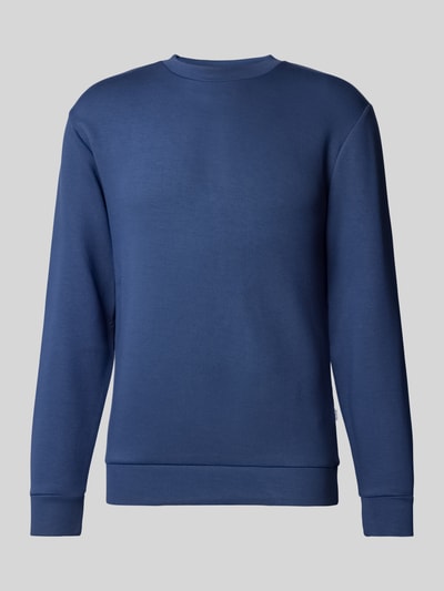 SELECTED HOMME Sweatshirt mit gerippten Abschlüssen Modell 'EMANUEL' Royal 1