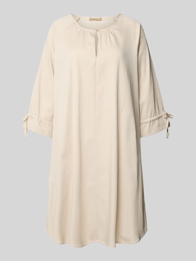 Smith and Soul Knielanges Kleid mit Schlüsselloch-Ausschnitt Sand 2