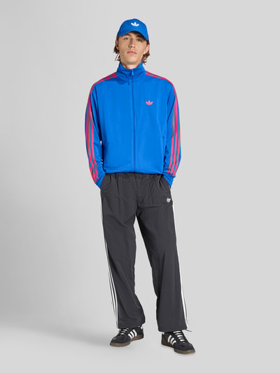 adidas Originals regular fit sweatjack met labelstitching Koningsblauw - 1