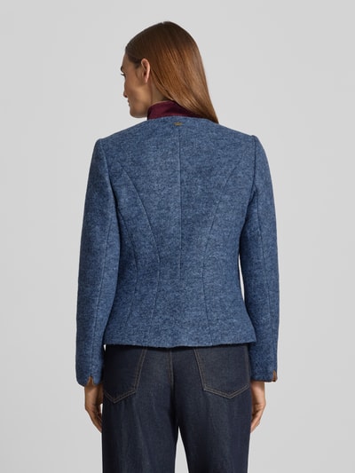 White Label Slim Fit Blazer aus Woll-Mix mit Pattentaschen Bleu 5