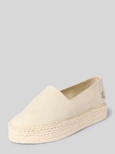 Calvin Klein Jeans Espadrilles met plateauzool Zand - 1