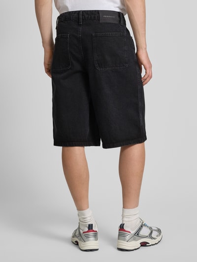Pegador Bermudas mit Label-Stitching Modell 'KOLAR JORTS' Black 5