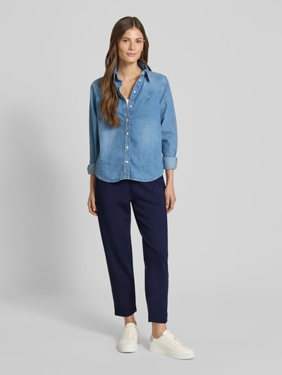 Christian Berg Woman Sweatpants mit Paspeltaschen am Gesäß Dunkelblau 1