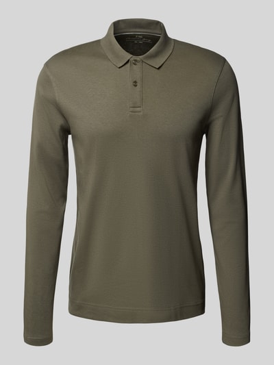 Christian Berg Men Regular Fit Poloshirt mit Knopfleiste Metallic Gruen 2