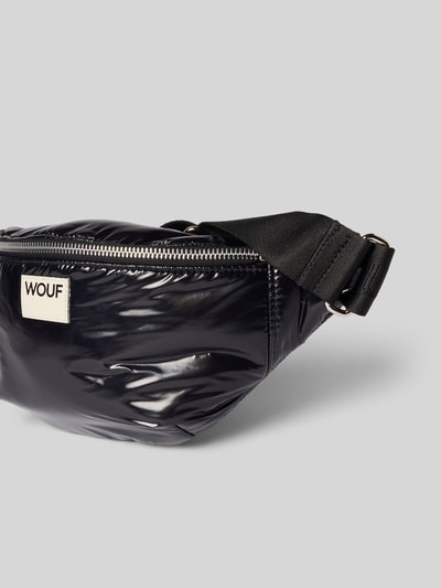WOUF Bauchtasche mit Logo-Patch Modell 'Nuit' Black 3