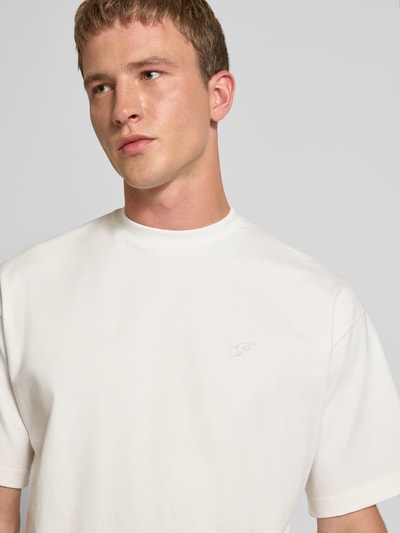 PROHIBITED T-Shirt mit Rundhalsausschnitt Offwhite 3