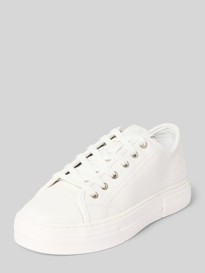 Marc O'Polo Low Top Sneaker mit Ziernähten Weiss 1