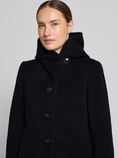 Milo Coats Mantel aus Schurwoll-Mix mit Kaschmir-Anteil Modell 'Bella' Black 3