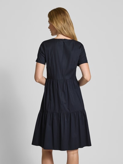 ROBE LÉGÈRE Knielange jurk in laagjeslook Marineblauw - 5