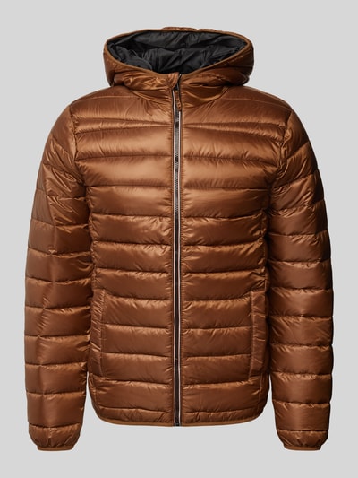 Blend Steppjacke mit Kapuze Cognac 2