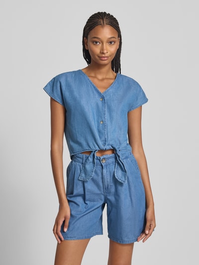 Only Regular Fit Jeansluse mit Knoten-Detail Modell 'BEA'
 Jeansblau 4
