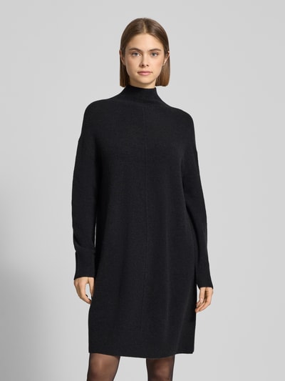 Marc O'Polo Denim Oversized gebreide jurk van scheerwolmix Zwart - 4