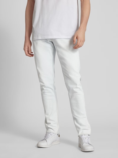 Replay Regular Slim Fit Jeans im 5-Pocket-Design Modell 'WILLBI' Bleu 4