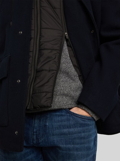 Tom Tailor Regular Fit Funktionsjacke aus Wollmix Marine 3