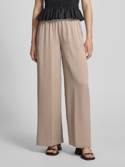 comma Stoffhose mit elastischem Bund Taupe 4
