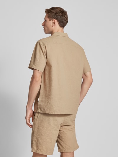 Jack & Jones Freizeithemd mit Knopfleiste Beige 5