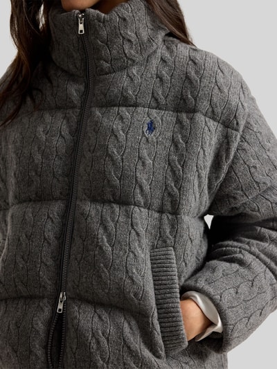 Polo Ralph Lauren Regular Fit Steppjacke aus Woll-Kaschmir-Mix Mittelgrau Melange 6