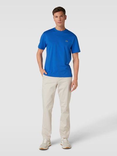 Lacoste T-Shirt mit Rundhalsausschnitt Modell 'BASIC' Blau 1