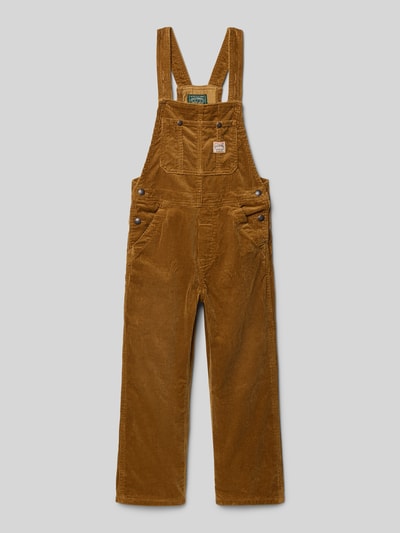 Polo Ralph Lauren Kids Latzhose mit Label-Detail Cognac 1