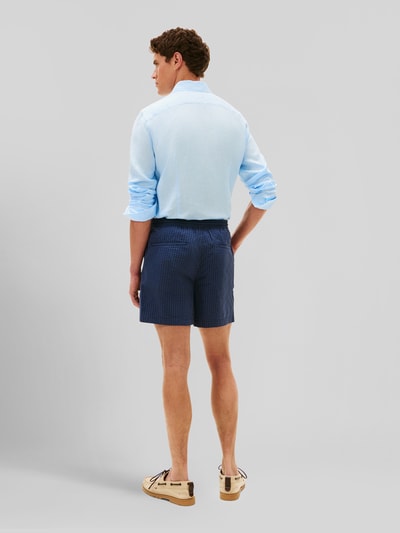 Tommy Hilfiger Szorty chinosy z seersucker model 'DOVER' Granatowy 5